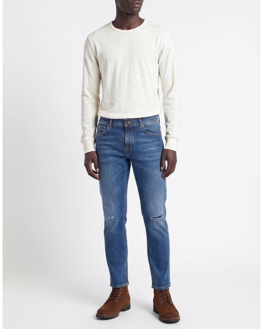0/zero Construction Blue Jeans Organic Cotton, Elastane for men