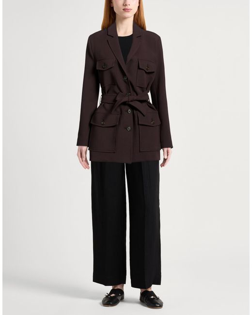 Ottod'Ame Black Blazer Polyester, Viscose, Elastane