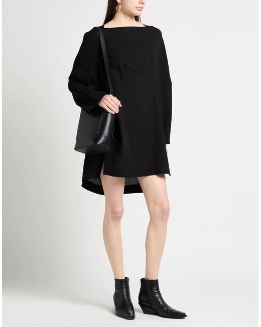 Rick Owens Black Mini Dress
