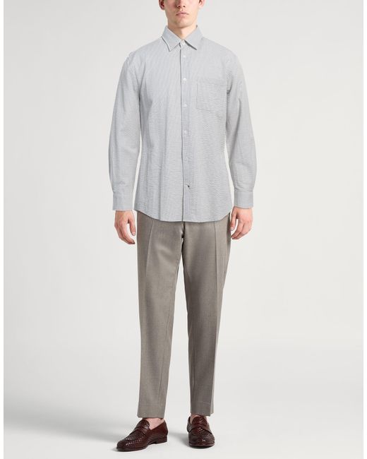 Dunhill Gray Shirt Cotton for men