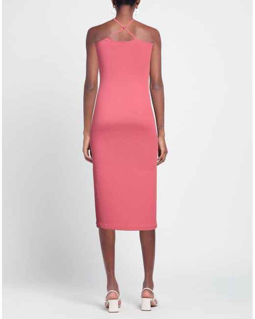 OperaSPORT Pink Midi-Kleid