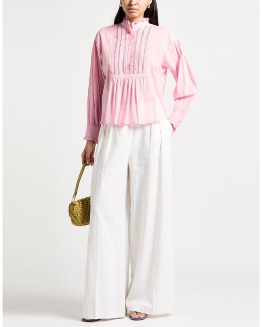 Top Antik Batik de color Pink
