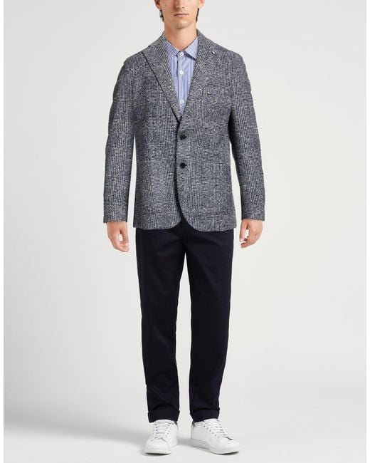 L.b.m. 1911 Gray Blazers for men