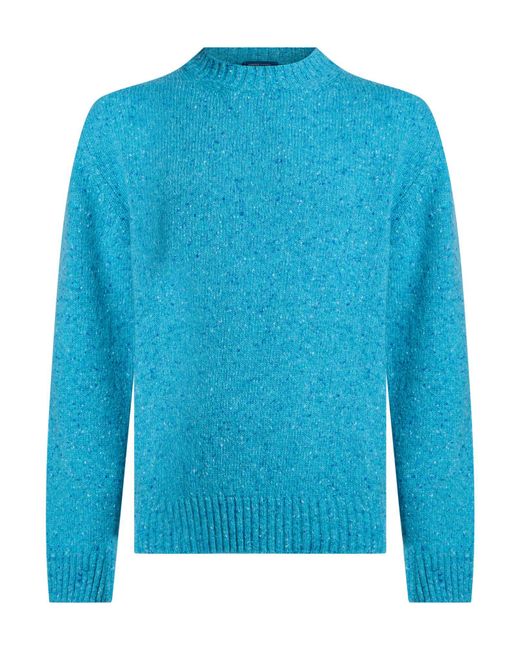 Daniele Fiesoli Blue Sweater Virgin Wool, Polyamide for men