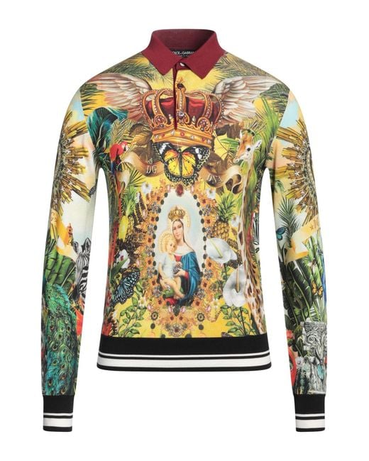 Dolce & Gabbana Yellow Jumper for men