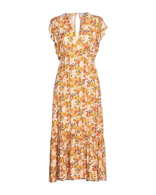 Sandro Metallic Midi Dress