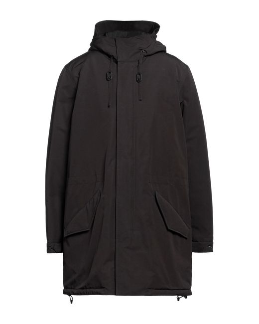 Aspesi Black Overcoat & Trench Coat for men