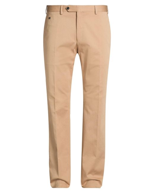 Ferragamo Natural Pants Cotton, Elastane for men