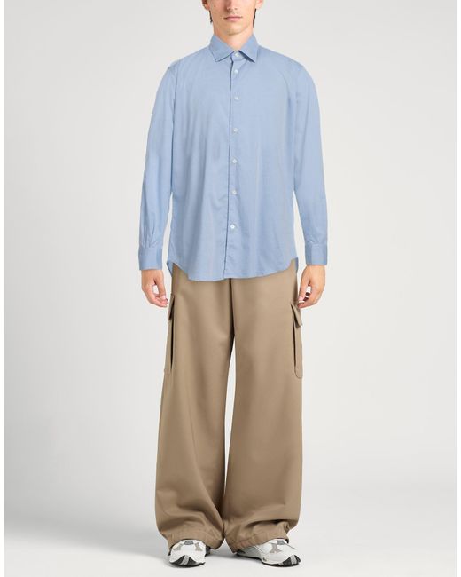 Glanshirt Blue Shirt for men