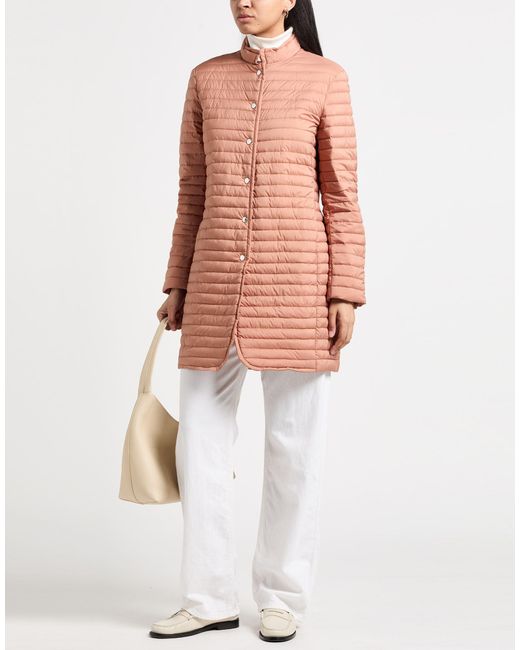 Moorer Pink Puffer Polyamide, Polyurethane