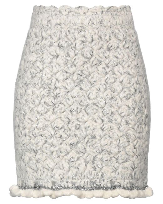 Dolce & Gabbana Gray Mini Skirt