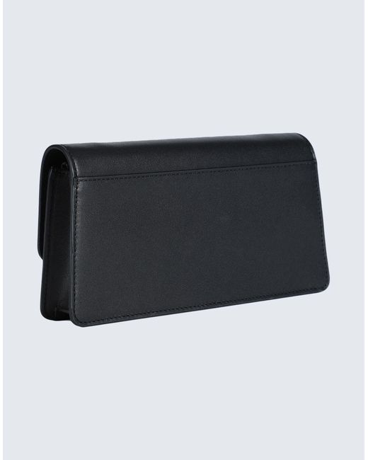 Furla Black Diamante Mini Crossbody -- Handbag Leather
