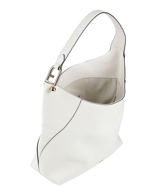Furla White Handbag Leather