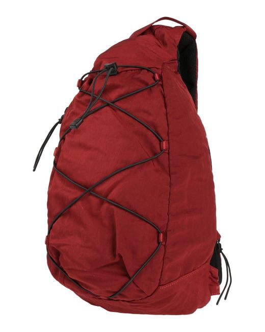 C P Company Red Rucksack for men