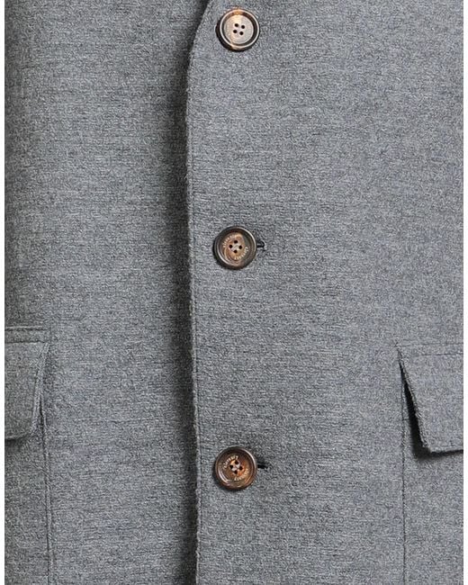 Eleventy Gray Coat for men