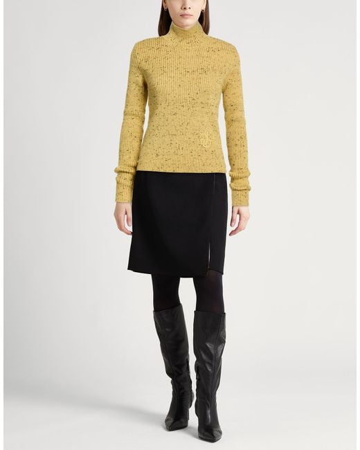Jil Sander Yellow Turtlenecks
