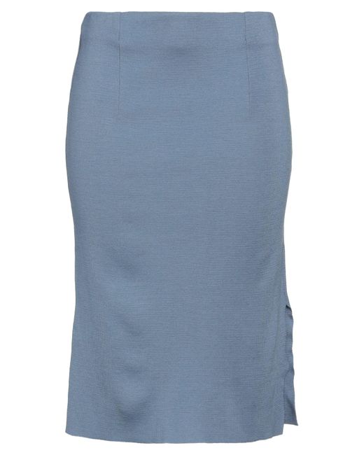 CROCHÈ Blue Midi Skirt