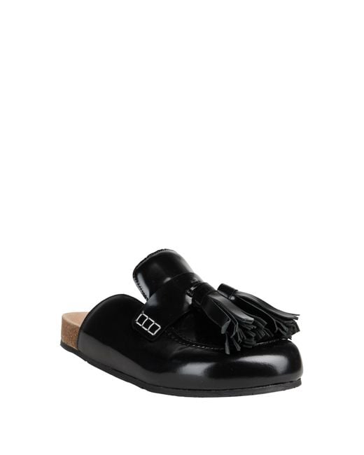 J.W. Anderson Brown Mules & Clogs Calfskin