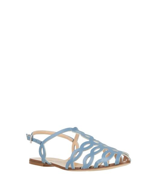 Anna F. White Sandals