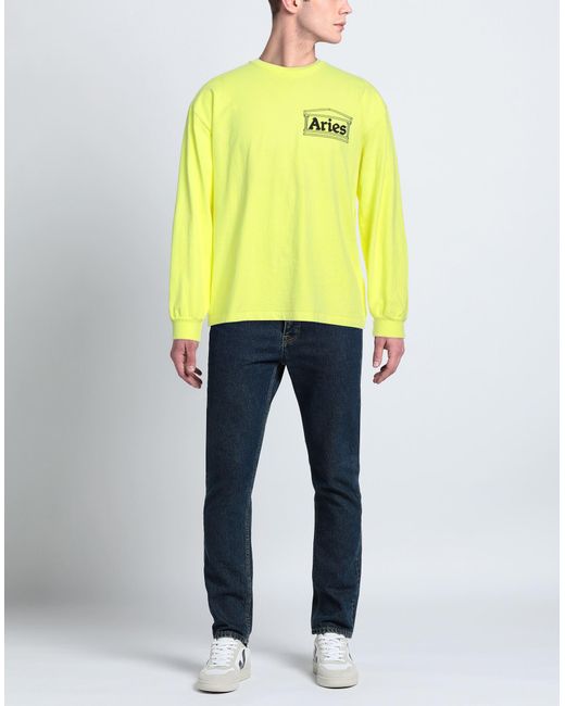 Aries Yellow T-shirt for men