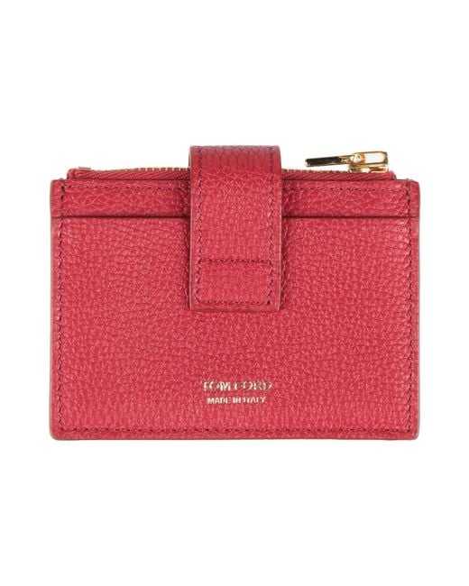 Tom Ford Red Cardholders for men