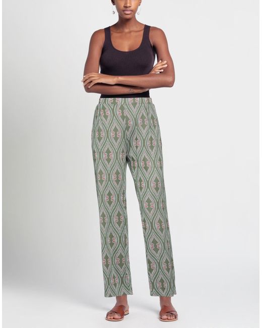 Niu Gray Pants Viscose, Polyamide, Metallic Fiber, Elastane