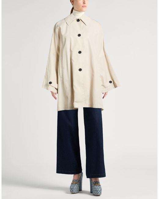 Liviana Conti Natural Overcoat & Trench Coat