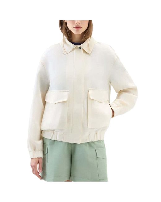 Giacca & Giubbotto di Woolrich in White