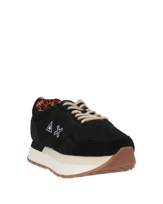 Sun 68 Black Trainers