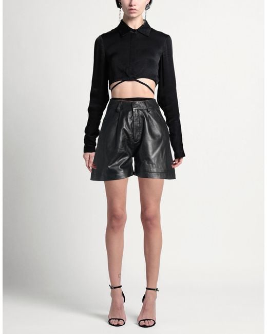 Bolongaro Trevor Black Shorts & Bermuda Shorts Sheepskin