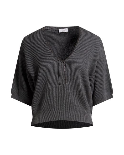 Pullover Brunello Cucinelli en coloris Gray