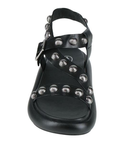 Ash Black Sandals