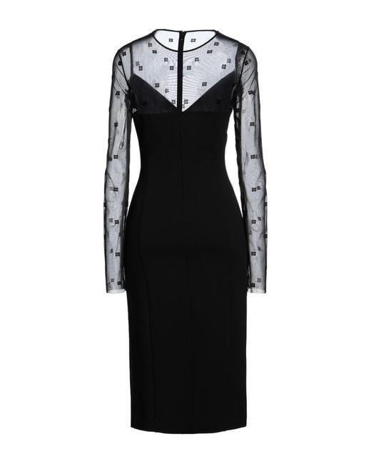 Givenchy Black Midi Dress