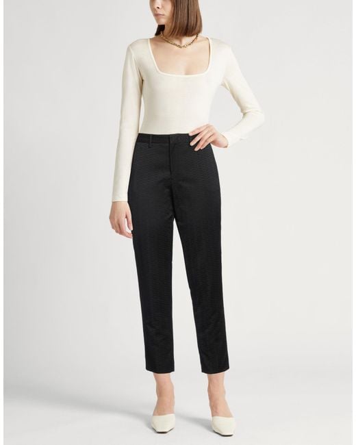 PT Torino Black Pants Polyester