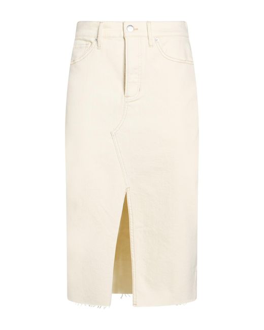 Veronica Beard Natural Denim Skirt