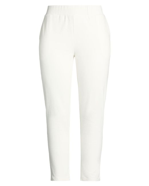 Liu Jo White Pants Cotton, Elastane