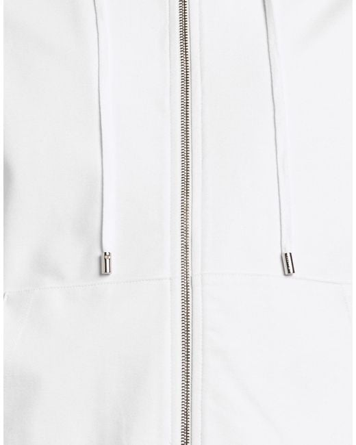 Moorer White Sweatshirt Viscose, Polyamide, Elastane for men