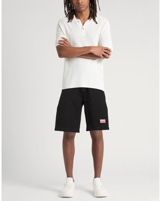 KENZO Black Shorts & Bermuda Shorts for men