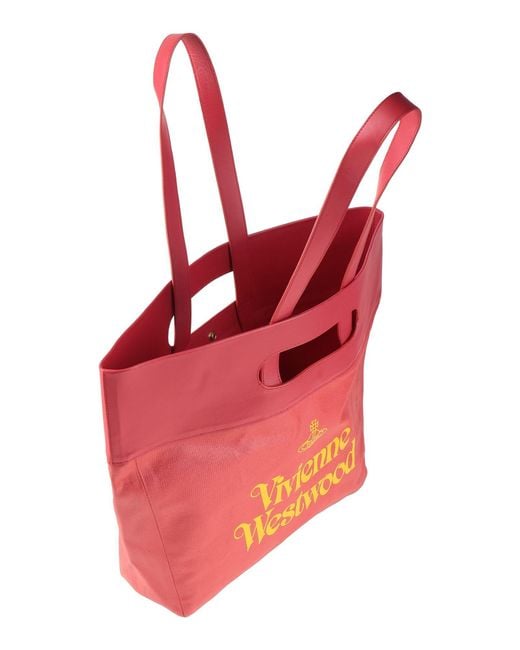 Vivienne Westwood Pink Handbag Textile Fibers, Leather
