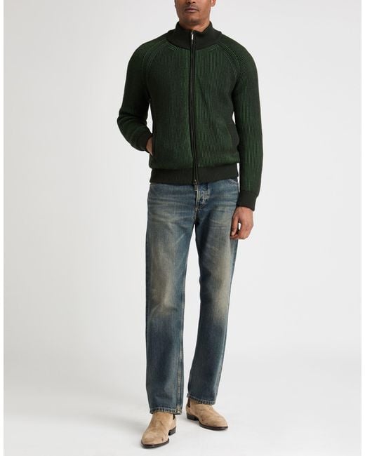 Moorer Green Jacket Virgin Wool for men