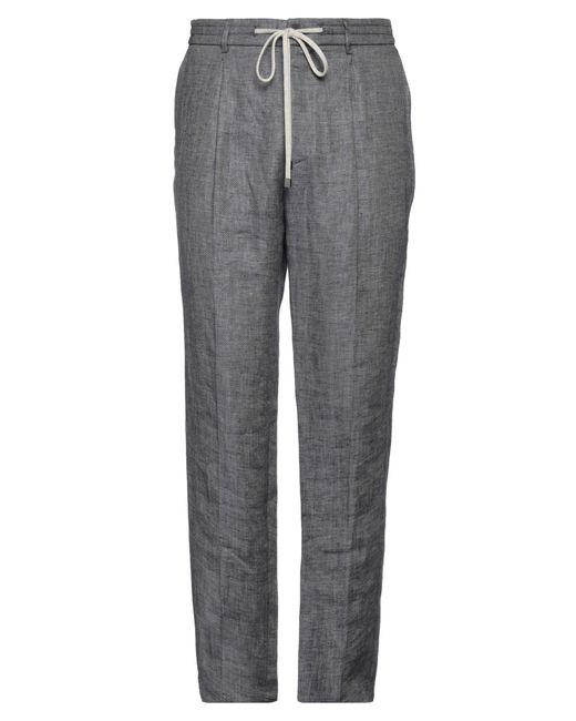 Peserico Gray Trouser for men