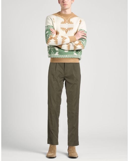 Incotex Green Slowear Pants Polyester for men