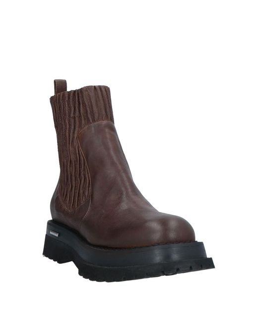 Malloni Brown Ankle Boots