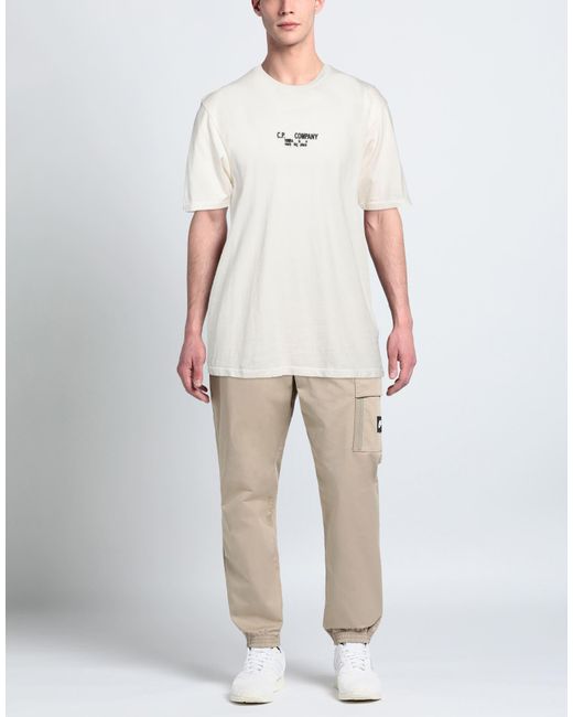 C P Company White T-shirt for men