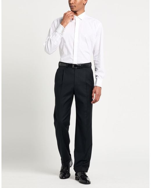 Carlo Pignatelli White Ivory Shirt Cotton for men