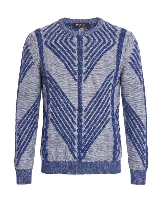 Pullover Kiton de hombre de color Blue