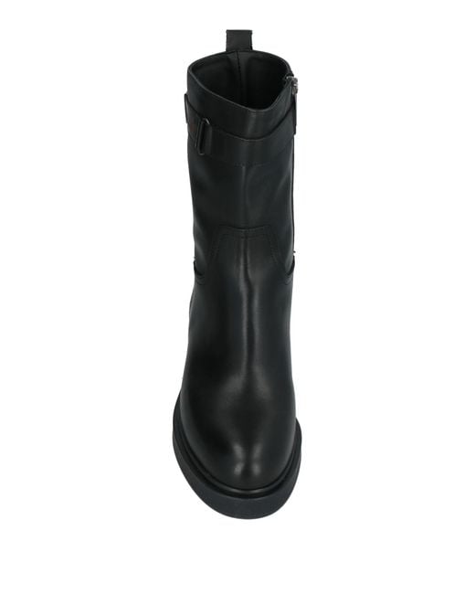 Pollini Black Ankle Boots