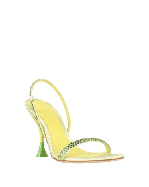 3Juin Metallic Sandals
