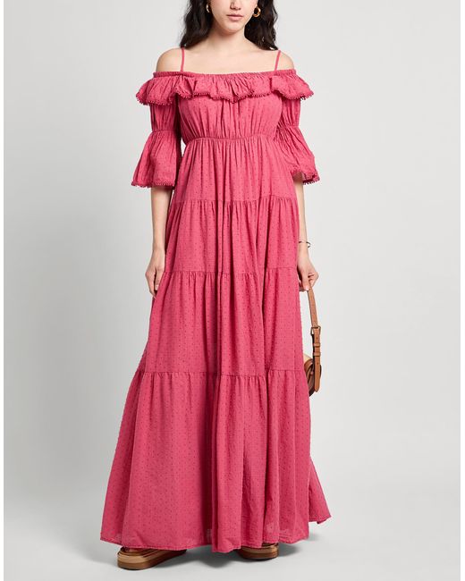 Dixie Pink Maxi-Kleid