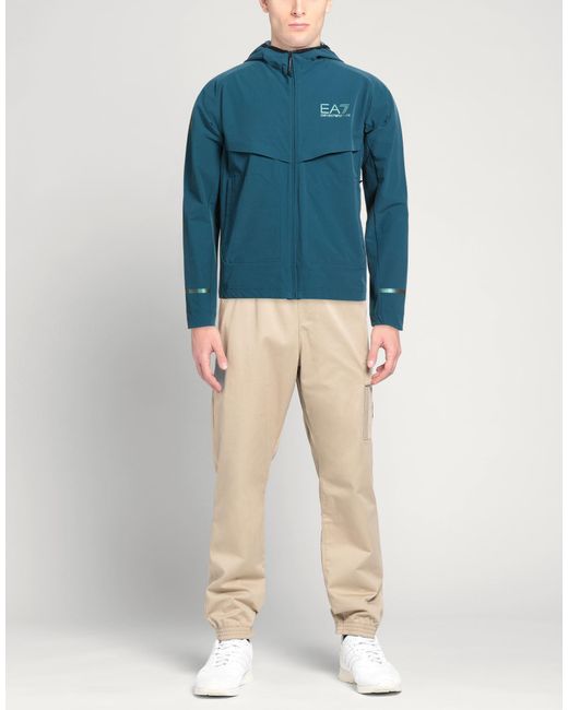 EA7 Blue Jackets for men